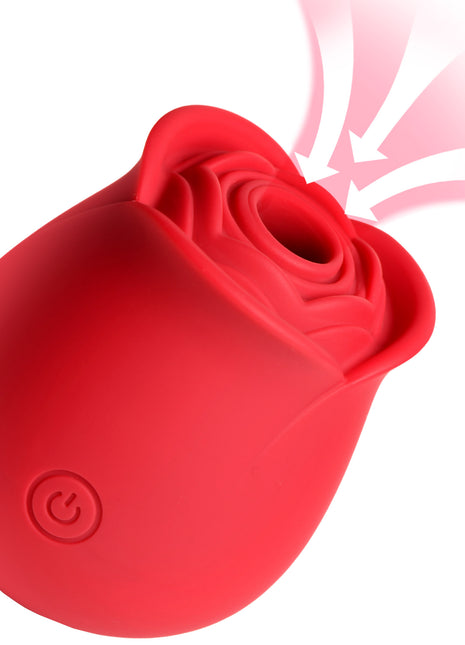 The Perfect Rose Clitoral Stimulator - Red