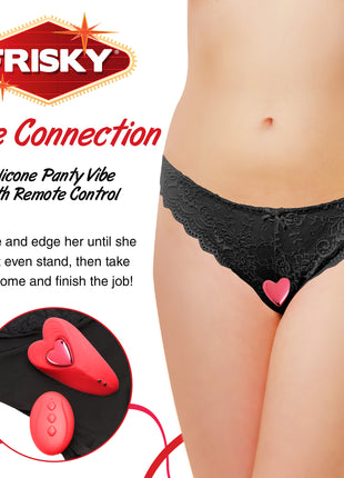 Love Connection Silicone Panty Vibe With Remote Control