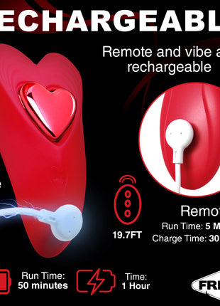 Love Connection Silicone Panty Vibe With Remote Control