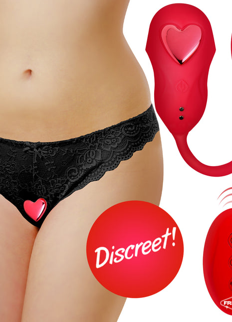 Double Love Connection Silicone Panty Vibe With Remote Control