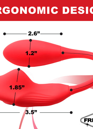 Double Love Connection Silicone Panty Vibe With Remote Control