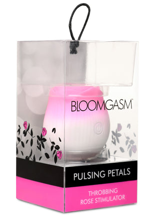 Pulsing Petals Throbbing Rose Clit Stimulator - Pink