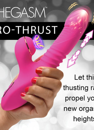 Pro-thrust Thrusting Suction Silicone Rabbit Vibrator