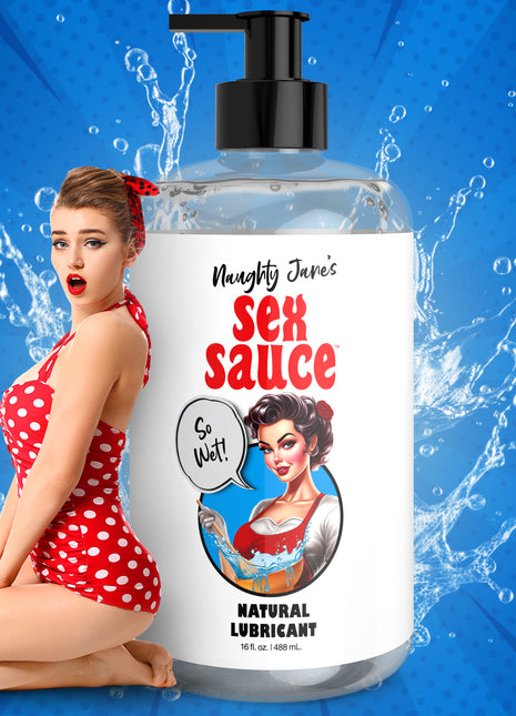 Naughty Jane's Sex Sauce Natural Lubricant - 16oz
