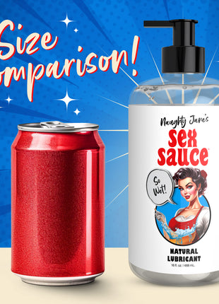 Naughty Jane's Sex Sauce Natural Lubricant - 16oz