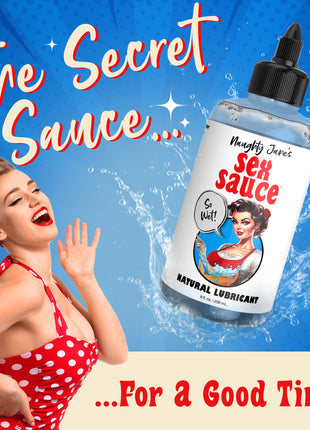 Naughty Jane's Sex Sauce Natural Lubricant - 8oz