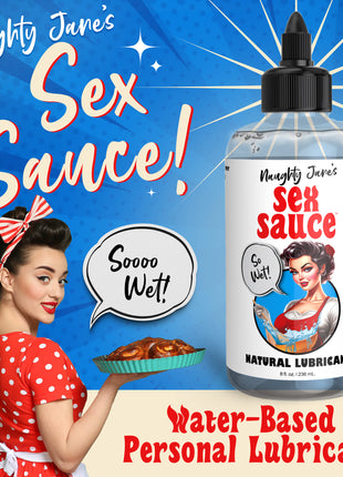 Naughty Jane's Sex Sauce Natural Lubricant - 8oz