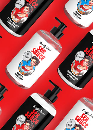 Naughty Jane's Sex Sauce Extra Creamy Lubricant - 16oz