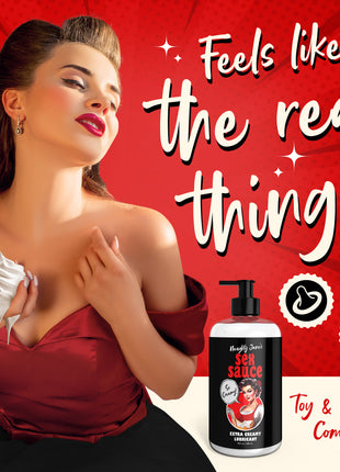 Naughty Jane's Sex Sauce Extra Creamy Lubricant - 16oz