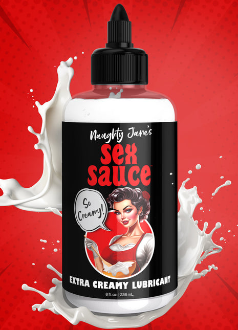 Naughty Jane's Sex Sauce Extra Creamy Lubricant - 8oz
