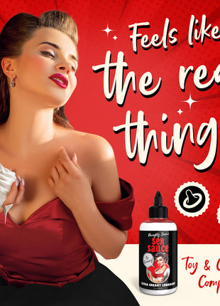 Naughty Jane's Sex Sauce Extra Creamy Lubricant - 8oz