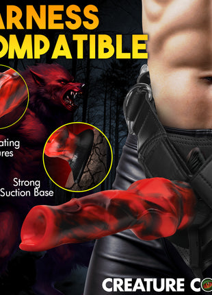 Vibra Beast Vibrating Silicone Dildo