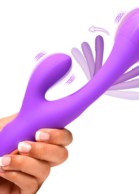 Tri Flick Silicone Flicking Rabbit Vibrator