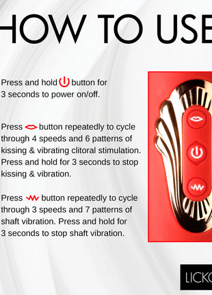 Deep Kiss Silicone Licking Rabbit Vibrator
