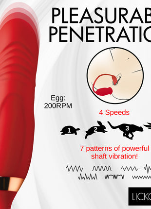 Magic Kiss Clitoral Stimulator With Thrusting Vibrator