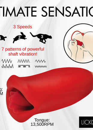 Magic Kiss Clitoral Stimulator With Thrusting Vibrator