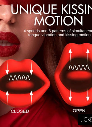 Magic Kiss Clitoral Stimulator With Thrusting Vibrator
