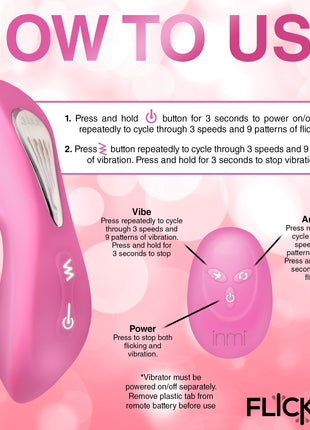 G-flick G-spot Flicking Silicone Vibrator With Remote