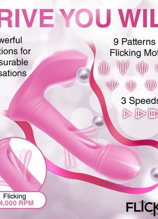 G-flick G-spot Flicking Silicone Vibrator With Remote