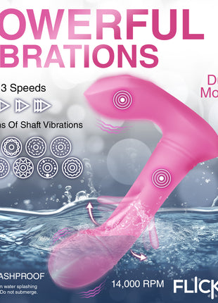 G-flick G-spot Flicking Silicone Vibrator With Remote