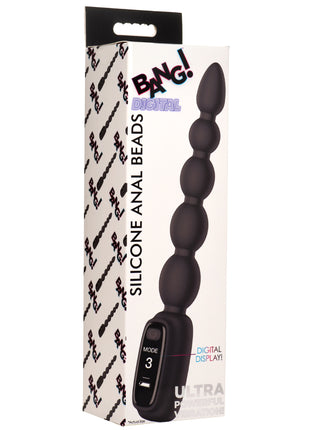 Silicone Anal Beads With Digital Display