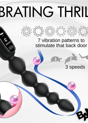 Silicone Anal Beads With Digital Display