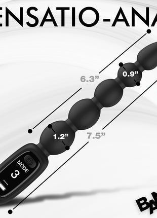 Silicone Anal Beads With Digital Display