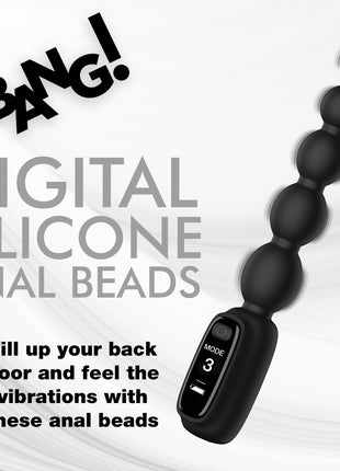 Silicone Anal Beads With Digital Display