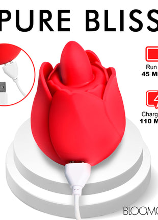 Rose Kisser Licking And Vibrating Digital Clitoral Stimulator