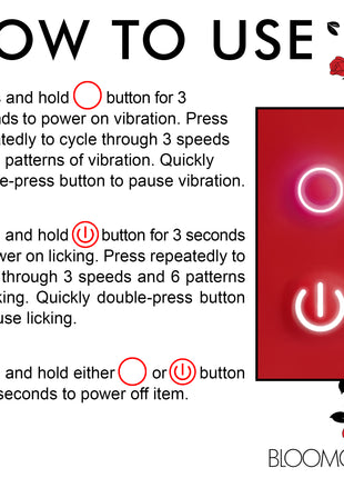Rose Kisser Licking And Vibrating Digital Clitoral Stimulator