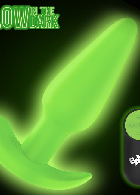 Glow-in-the-dark Silicone Butt Plug