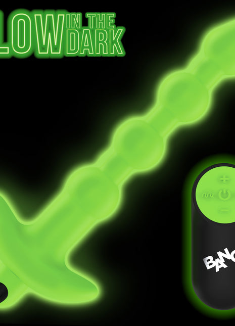 Glow-in-the-dark Silicone Anal Beads