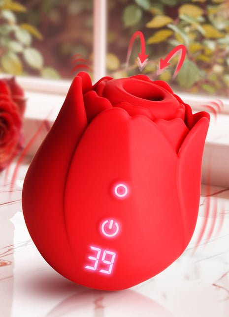 Cyber Rose Sucking & Vibrating Digital Clitoral Stimulator