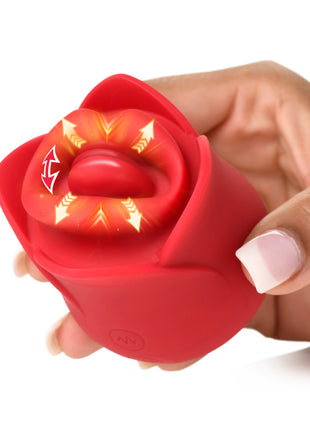 Sweet Kiss Kissing And Vibrating Clitoral Stimulator - Red