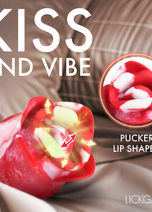 Sweet Kiss Kissing And Vibrating Clitoral Stimulator - Swirl
