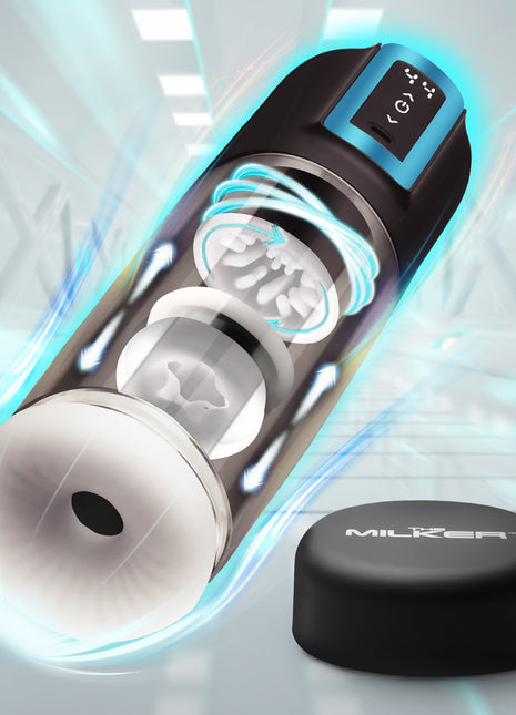 The Milker Roto-stroke Thrusting And Rotating Masturbator