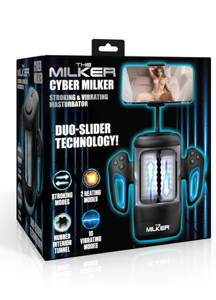 Cyber Milker Stroking & Vibrating Masturbator