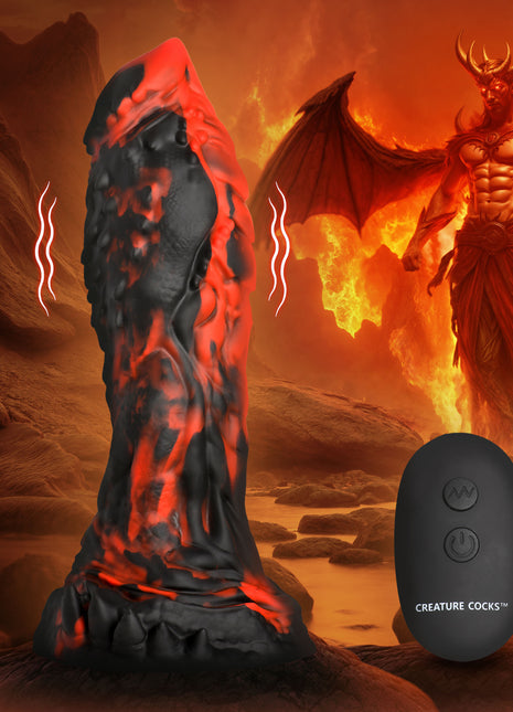 Inferno Cock Vibrating Silicone Dildo