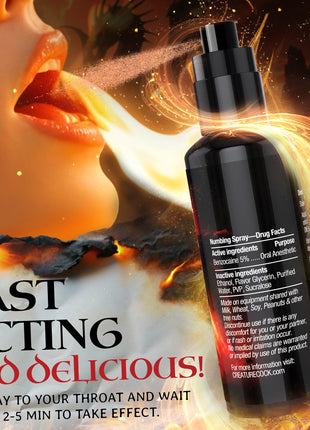 Creature Cocks Deep Throat Numbing Spray Display