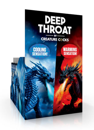 Creature Cocks Deep Throat Numbing Spray Display