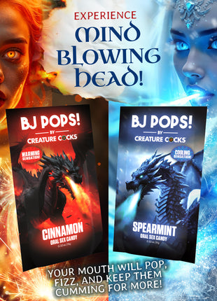 Creature Cocks Bj Pops 4 Count Sampler Pack