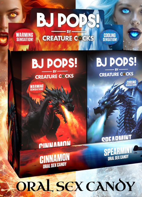 Creature Cocks Bj Pops Display