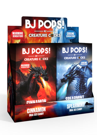 Creature Cocks Bj Pops Display