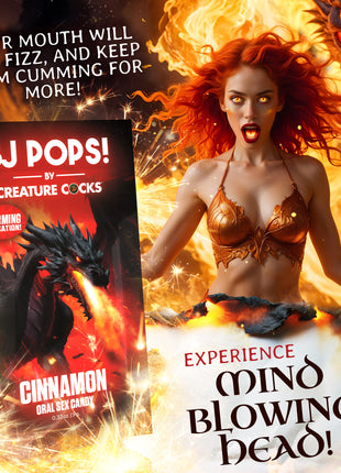Creature Cocks Bj Pops Display