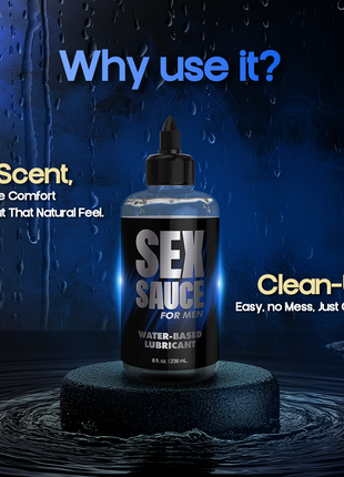 Sex Sauce For Men Water-based Lubricant - 8oz
