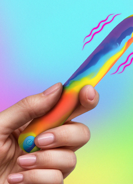 Rainbow Silicone Vibrator