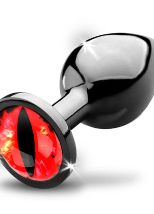 Sinister Eye Red Eye Metal Butt Plug - Medium