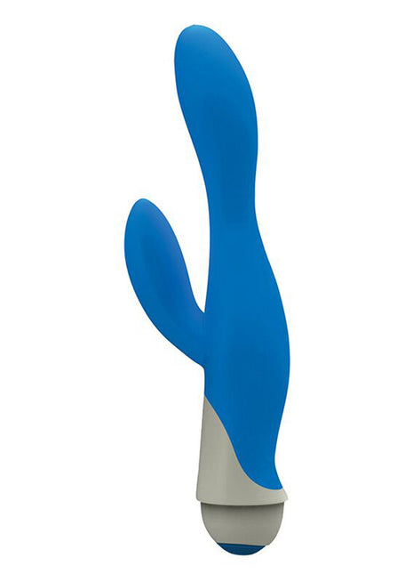 Serena 7 Speed Silicone Rabbit Vibe- Blue