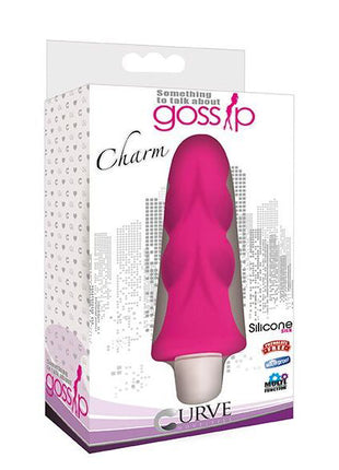 Charm 7 Function Petite Silicone Vibe- Pink