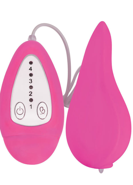 Groove Smooth Silicone Remote Vibe- Pink